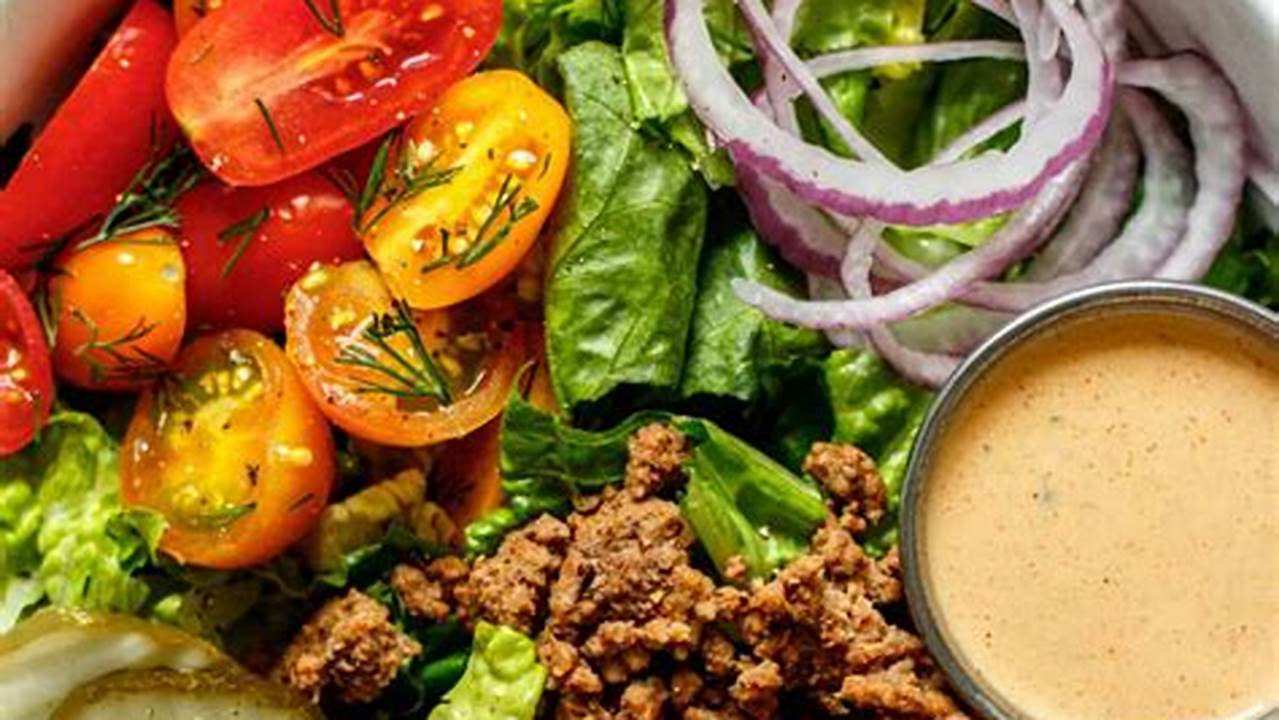 Easy Burger Bowls, Low,Carb Dinner Recipe Easy Burger Bowls, Low,Carb Dinner Recipe